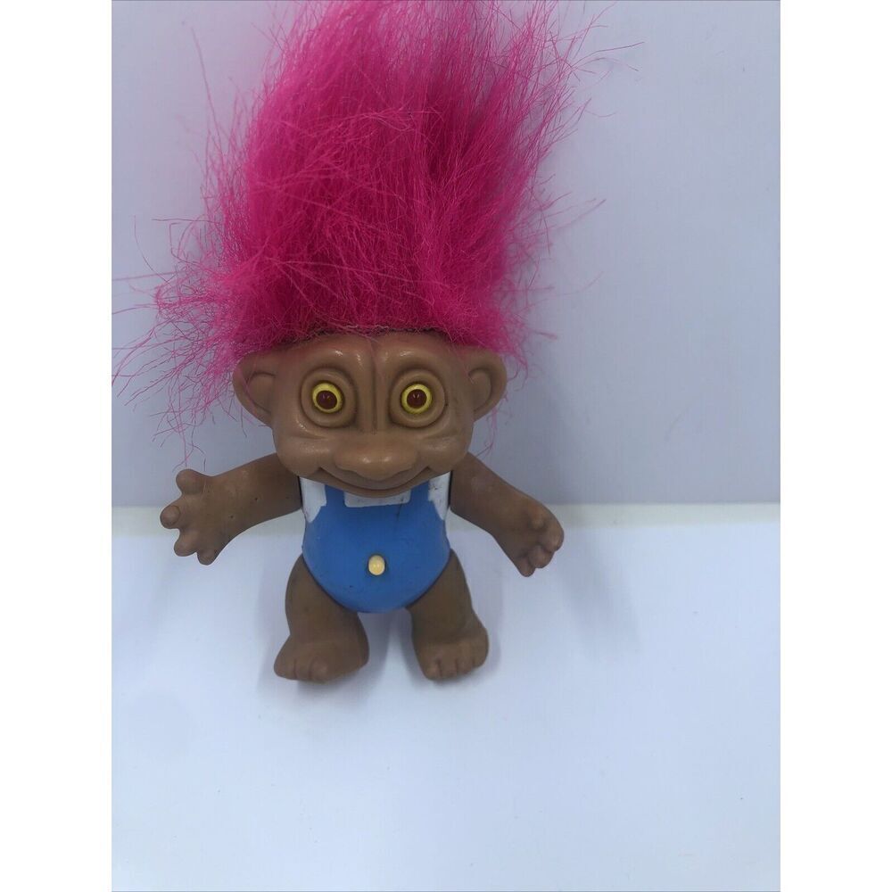 Troll Soma vintage pink hair 1992 light up tested.,